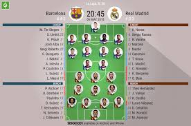 Barcelona Vs Real Madrid 4 0 Line Up