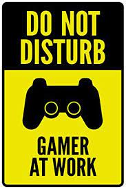 Do Not Disturb Gamer At Work Controller Ii Warning Sign P Https Www Amazon Com Dp B012yfxi70 Ref Cm Sw R Pi Gamer Quotes Gaming Posters Video Game Posters