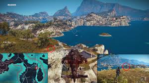 The playable area of jc1 is 1,025 square kilometers. Insula Dracon Rebel Shrines Just Cause 3