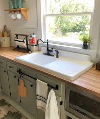 This will sure be the focal point of any kitchen. Unique Farmhouse Sink With Drainboard Healthy Care
