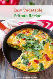 Garden Veggie Frittata Recipe Vegetable Frittata Recipes Easy Vegetable Frittata Lunch Recipes Healthy