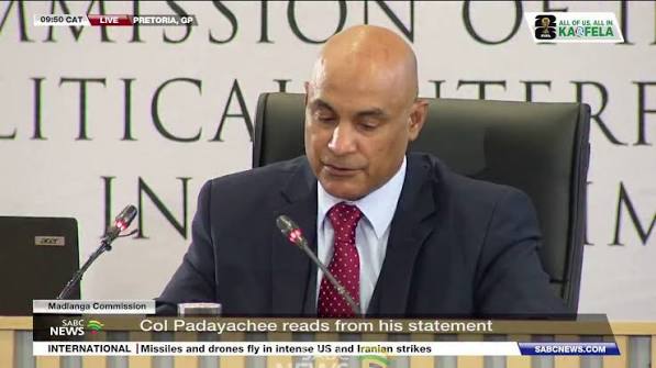 [WATCH] IDAC senior investigator Brian Padayachee says he completed his certification in 1998, rejecting claims by Lt-Gen Nhlanhla Mkhwanazi that he lacks qualifications. | SABC News | Facebook