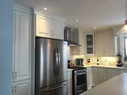 antique white thermofoil kitchen