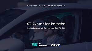 VR Marketing Campaign of the Year - Nekonata XR Technologies - XQ Avatar  for Porsche [2022] - YouTube
