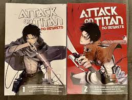 Manga Lot Attack On Titan No Regrets Vol 1 2 English Comics Anime | eBay