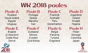 In liverpools techische frauen ist der belgier in der aktuellen saison aber merklich abgerutscht. Wk 2018 Rusland Speelschema Stand Uitslagen