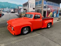Image result for Orange 1954 Truck