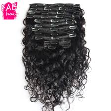 Hmd 4 pcs clips in on hair extensions for women 20 inches long straight double weft hair extensions heat resistant synthetic fiber thick soft silky hair extensions clips on (dark brown). Full Peruvian Water Wave Clip In Human Hair Clip In Extensions Wavy Clip In Afro Hair Extension For Blacks Women 9 Pcs Set Clip On Pen Holder Clip Torchclip Earphone Aliexpress