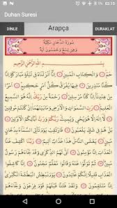 Duhan suresi türkçe ve arapça okunuşu nasıldır? Duhan Suresi Indir Oku Dinle Download Apk Free For Android Apktume Com