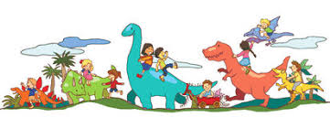 Image result for kids and dinosaurs clipart