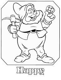 The seven dwarfs coloring pages. Diy Happy Vinyl Decal Dwarfs Snow White Sleepy Tablet Decal Etsy Cartoon Coloring Pages Disney Coloring Pages Princess Coloring Pages