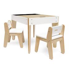 Little Modern Table And Chairs White In 2020 Modern Table And Chairs Kids Table And Chairs Modern Kids Table