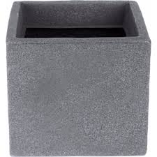 Kmart has a wide selection of planters to hold all your beautiful flowers and plants. Koop Cube Planter 20cm Grey Stone Effect Plant Pot On Onbuy