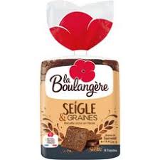 La Boulangere La Boulangere Pain De Mie Seigle Tranche Aux Graines 500g 500g Pas Cher A Prix Auchan