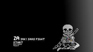 Ink!sans ink!sans is an out!code character who does not belong to any specific alternative universe (au) of undertale. Pixilart Za Ink Sans Fight By Baeguri