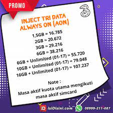 Paket paket mudah yang diberikan oleh kartu three ini sangat membatu kita dalam mengakses internet yang kita butuhkan. Isidisini Com å¸–å­ Facebook