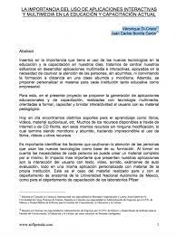 ¿buscas recursos educativos basados en tic para tus aulas? La Importancia Del Uso De Aplicaciones Interactivas Y Multimedia En La Educacion Y Capacitacion Actual Portal Educativo De Las Americas