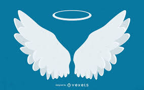 Angel Wings And Halo Illustration Vector Download