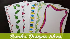 Easy Border Designs On Paper Border Designs Project Work Designs Borders For Projects Youtube Ribbon draw border designs on paper for project work by #quroart margin designs border designs margin designs for projects easy designs for project project d. easy border designs on paper border designs project work designs borders for projects