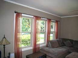 Shop for window curtains in cotton, printed & many more styles starting from ₹415 onwards. Curtains For Two Windows Close Together Medium Size Of Panel Window Curtain Ideas Bay Living Room Windows Large Windows Living Room Window Curtains Living Room