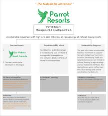 parrot resorts organization chart parrot resorts eco