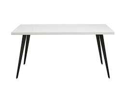 A white dining room set has a refined allure that complements a variety of interiors. Nordal Blanca Dining Table Small Glossy White Living And Co