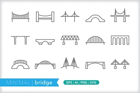 Minimal Bridge Icons Bridge Icon Bridge Logo Icon