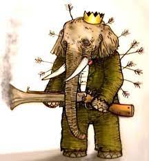 Babar The Elephant Goes To War Elephant Art Artwork