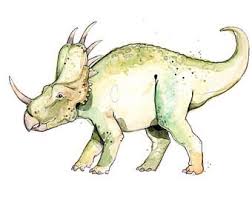 Triceratops Originale Watercolor Artwork Triceratops Illustration Dinosaur Portrait Marie Eve Arpin Dino Art Hand Dinosaur Art Animal Sketches Art