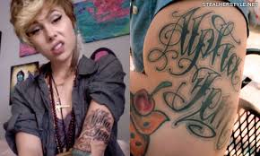 Maybe you would like to learn more about one of these? 37 Celebrity Tattoo Font Tattoos Page 4 Of 4 Steal Her Style Page 4