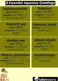 Popular Japanese Greetings How To Say Good Morning Hello More Japanese Phrases Japanese Language Japanese Words