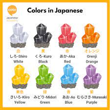 Colors In Japanese How To Use Japanese Color Words Coto Japanese Academy