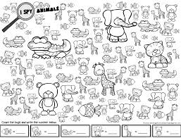 Spy Animals Spy Farm Animals Worksheet For Kindergarten Animal Worksheets Christmas Worksheets Kindergarten Worksheets