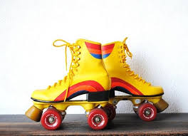 The best selection of royalty free yellow rollers skates pattern vector art, graphics and stock illustrations. 1970s Roller Skates Retro Yellow Rainbow Vintage Disco Rollerskates Rainbow Vintage Roller Skates Roller Girl