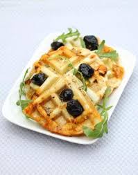 Gaufres Salees Facon Pizza Recette Gaufres Salees Gaufres Recette Gaufre
