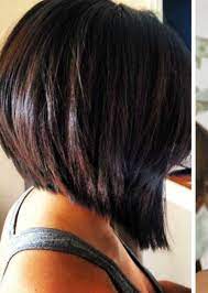 The front layers are long while the back is kept short in this haircut. 20 Inverted Bob Back View Bob Haircut And Hairstyle Ideas