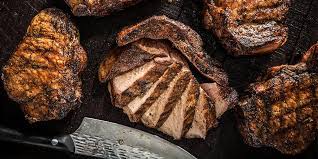 Photos of breaded center cut pork chops. Grilled Thick Cut Pork Chops Recipe Traeger Grills