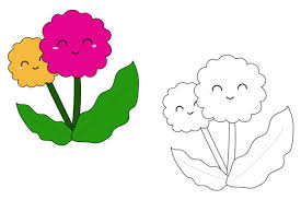 An introduction to svg animation. Coloring Flower Cloud Animation Graphic By Studioosiria Creative Fabrica