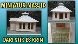 Maybe you would like to learn more about one of these? Cara Membuat Miniatur Masjid Dari Stik Es Krim Youtube