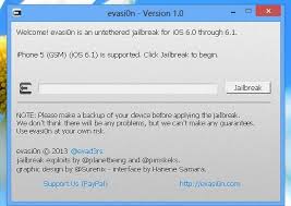 The evad3rs team has published its evasi0n jailbreak tool (for free) to the ios community. Jailbreak Ios 6 1 6 Untethered With Evasi0n Windows Guide