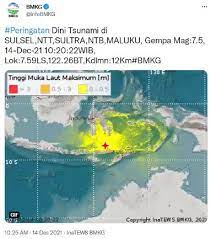 Sebanyak 89 gempa susulan guncang laut flores dekat manggarai. Gempa Terkini Baru Saja Terjadi Hari Ini Di Ntt Berkekuatan Dahsyat Magnitudo 7 4 Bmkg Potensi Tsunami Desk Jabar