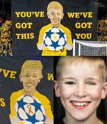 For their first home match in the Champions League, Bodø/Glimt supporters  made a brilliant gesture to a 9-year-old fan named Fredrik, who has  overcome cancer. After losing an eye to the illness,