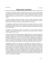 Application for employment contract renewal sample document. Freelance Contract Create A Freelance Contract Form Legaltemplates