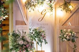 台北婚佈 yu elyse晴光花園婚禮 板橋希爾頓飯店 台北婚佈arlis flower 婚禮佈置 婚佈價格 婚佈推薦 flowers wreaths hoop wreath