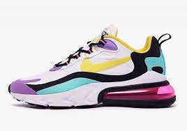 Drop Shipping Nike Air Max 270 React Bright Violet White Dynamic Yellow Black Bright Violet Ao4971 101 In Nikedropshipping Com Nike Nike Air Max Mens Nike Air