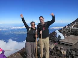 Climbing Mt Fuji