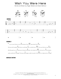 Running over the same old ground, but have am g we found the same old fears, wish you were here. Wish You Were Here Sheet Music Pink Floyd Really Easy Guitar