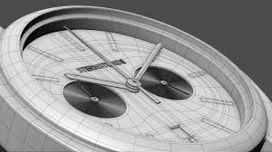 Wrist Watch 3d Model In 2020 3d Model Uv Mapping Model