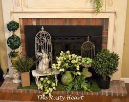 Dsc 0136 Jpg 1 600 1 272 Pixels Spring Easter Decor Easter Fireplace Mantel Easter Fireplace Mantel Decor