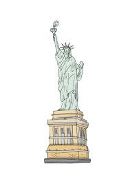 All The Buildings In New York Mundo Flaneur Dibujo De Estatua De La Libertad Ilustracion De Nueva York Ilustracion Del Edificio